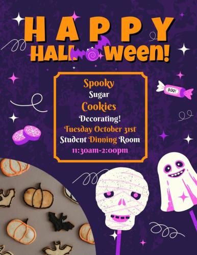 Halloween Sugar Cookies Event Flyer 